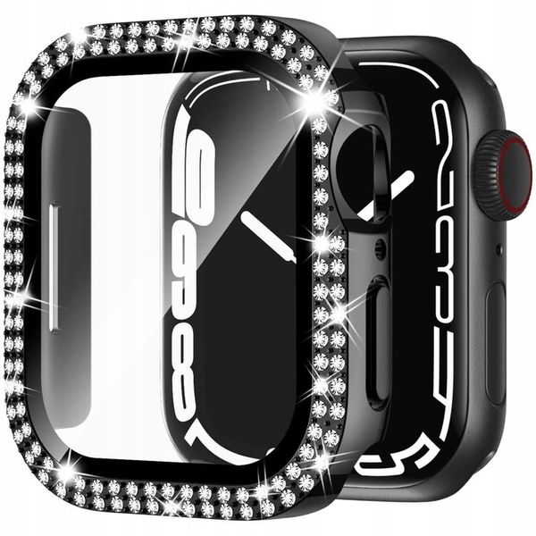 2w1 ETUI + SZKŁO DO APPLE WATCH 4/5/6/7/8/9/SE 40/41/44/45MM KOLORY zdjęcie 2