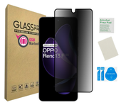 Szkło prywatyzujące do OPPO RENO 13F 4G 5G na ekran czarna ramka privacy