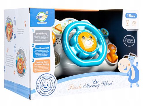 INTERAKTYWNA KIEROWNICA EDUKACYJNA DLA DZIECI KLAKSON DŹWIĘKI ŚWIATŁA na Arena.pl