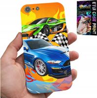ETUI DO IPHONE 5 / 5S / 5C - DLA DZIECI, SAMOCHODY WYŚCIGOWE WYŚCIGI