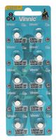 Baterie Zestaw Baterii 10x BATERIA Guzikowa VINNIC LR63 AG0 L521 1,5V