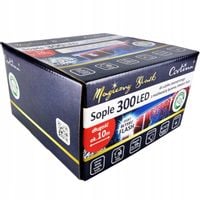 LAMPKI SOPLE 300 LED WEW/ZEW FLASH 10M Zimny biały