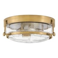 Przysufitowa lampa Harper HK-HARPER-F-HB-CS Hinkley szkło mosiądz przezroczysty