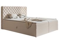 Kontynentalne łóżko tapicerowane Box VIII 180x200 topper gratis!