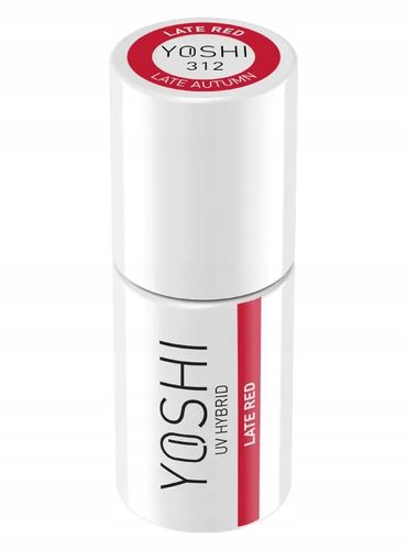 YOSHI Lakier hybrydowy Late Red 6ml – 312 na Arena.pl