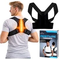 TRENAŻER POSTAWY PLECÓW KOREKTOR WAD POSTAWY REGULOWANY PAJĄCZEK NA PLECY