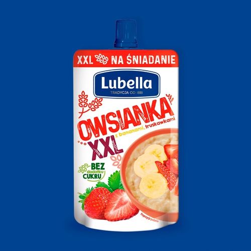 Mus Owsianka Lubella XXL banan truskawka 10x170g na Arena.pl