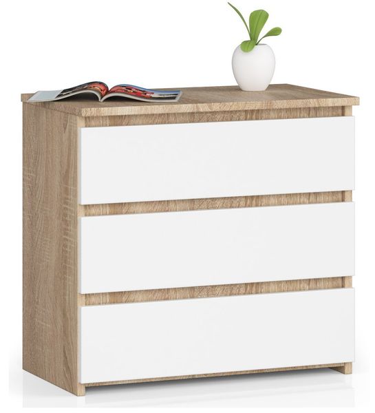SZAFKA NOCNA CL3 60 cm SONOMA / BIAŁA zdjęcie 1
