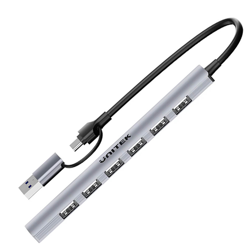 Unitek Hub USB-A/C 7w1 USB A z adapterem USB A 5 Gbps na Arena.pl