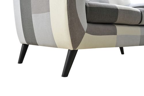 Sofa dwuosobowa Patchwork grey mix na Arena.pl