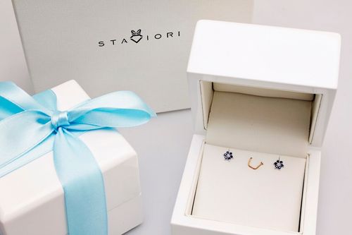 Złote kolczyki KBD0524 - Diament na Arena.pl