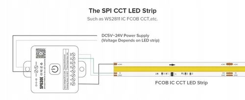 Kontroler Magic do taśm led MONO cyfrowy płynący sterownik WS2811 na Arena.pl