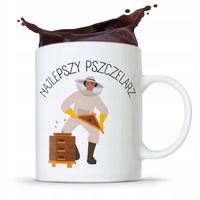 Kubek Prezent Dla Pszczelarza Najlepszy Pszczelarz Z Nadrukiem Ze Zdjęciem