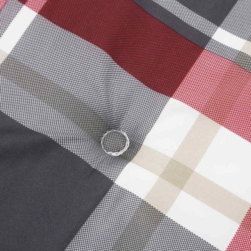 Poduszka na krzesło 2 pcs Czerwona krata 58 x 77 x 4.5 cm na Arena.pl