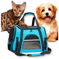 TRANSPORTER DLA DUŻEGO KOTA PSA TORBA SZTYWNA LEGOWISKO MIĘKKIE