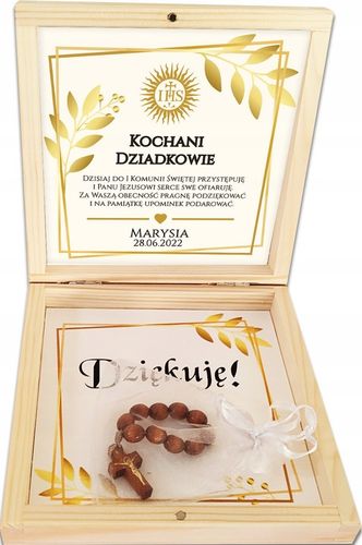 PODZIĘKOWANIE dla Chrzestnych/Dziadków Komunia Św PR 239 na Arena.pl