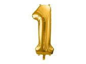 Balonfolia Złoty Cyfra 1 - Wyjątkowa dekoracja na urodziny i rocznice