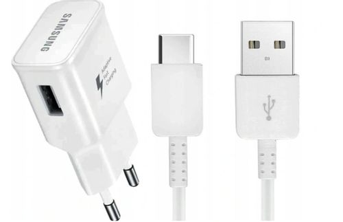 ORYGINALNA ŁADOWARKA SAMSUNG FAST CHARGE EP-TA200W + KABEL C DG970BWE na Arena.pl