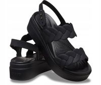 Crocs Wygodne Damskie Buty Sandały Brooklyn Woven Upper Low Wedge 41-42