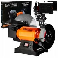 Szlifierka stołowa 2x kamień sucho mokro 1800w 230v 2980rpm KD569