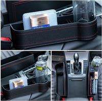 2x SCHOWEK ORGANIZER UCHWYT SAMOCHODOWY NA KUBEK MIĘDZY FOTELE PRAWY LEWY