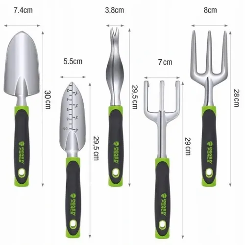 ZESTAW 5 SZTUK NARZĘDZIA DO OGRODU KOMPLET OGRODNIKA na Arena.pl