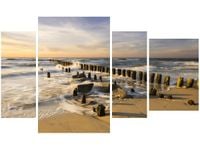 OBRAZ SUNSET PRZEMIJANIE MORZEM