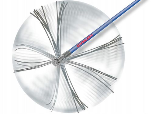 ZESTAW SZCZOTKA CYKLON 9m DO CZYSZCZENIA KOMINA 16 ŁAŃCUCHÓW GŁOWICE PILOT na Arena.pl