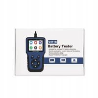 TESTER SKANER MIERNIK CYFROWY AKUMULATORÓW BATERII USB C 12V LCD 10 - 250AH