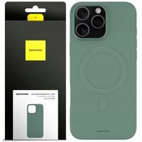 ETUI OBUDOWA DO IPHONE 16 PRO MAX SILICONE MAGNETIC CASE DO MAGSAFE + SZKŁO