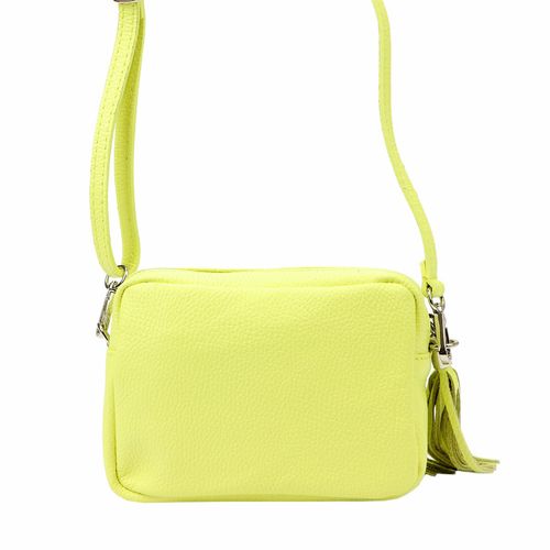 Damska listonoszka torebka Skórzana z brelokiem frędzlem i kieszeniami Luka na Arena.pl