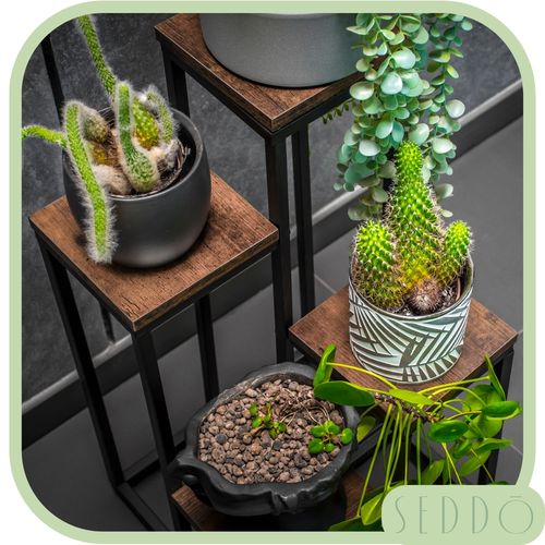 Kwietnik na rośliny 4 poziomy loftowy 68 cm Harmony na Arena.pl