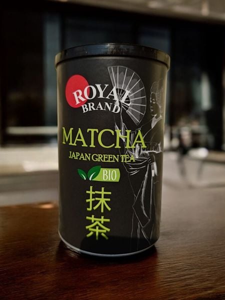 Zestaw startowy do herbaty matcha Bio 100g z piękną czarką miotełką i łyżką zdjęcie 8