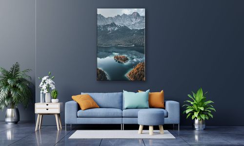 OBRAZ NA PŁÓTNIE 141 Staw w górach 30x40cm na Arena.pl