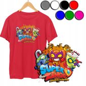 KOSZULKA DZIECIĘCA T-SHIRT Z NADRUKIEM - SUPER ZINGS WZORY - M 134-140