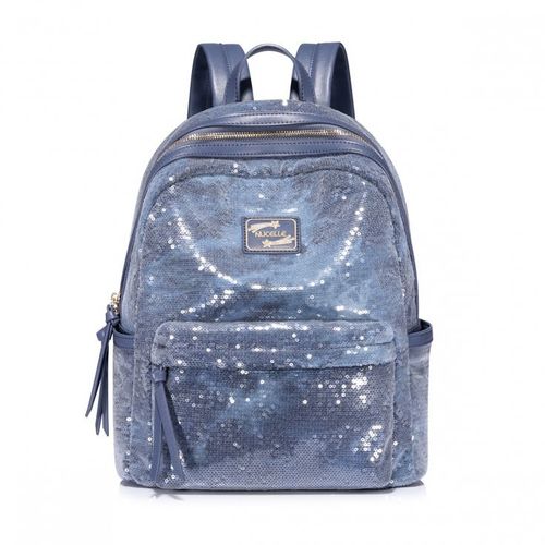 Błyszczący niebieski plecak na Arena.pl
