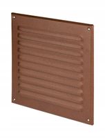 AWENTA MTA8BR KRATKA WENTYLACYJNA 20x20 METALOWA Z SIATKĄ BRĄZOWA