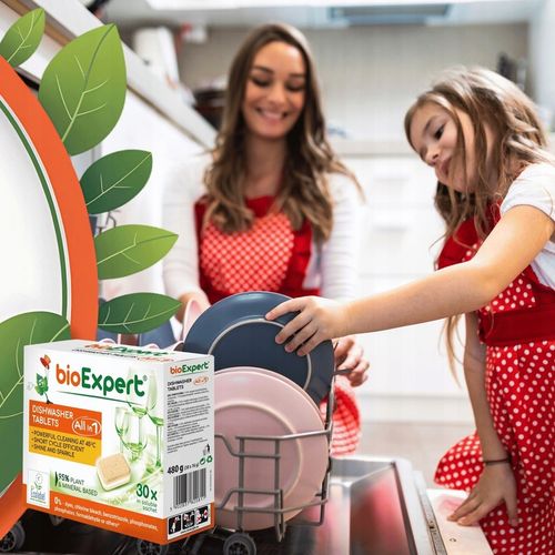 Tabletki do zmywarki ekologiczne Krystaliczny Blask ALL IN1 30szt BIOEXPERT na Arena.pl