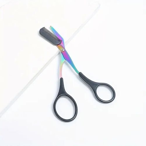 Nożyczki do przycinania brwi z grzebieniem Regulacja stylu przycinania brwi na Arena.pl