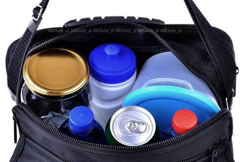 MĘSKA TORBA NA BAGAŻ PODRĘCZNY JEDZENIE DO PRACY LUNCH + PASEK NA RAMIĘ HQ na Arena.pl