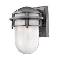 Kinkiet lampa elewacyjna HK-REEF-SM-HE Hinkley styl morski IP44 szary