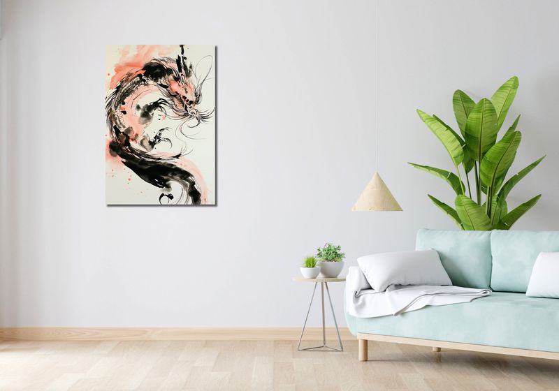 Obraz 60x90cm Smocza Furia zdjęcie 2