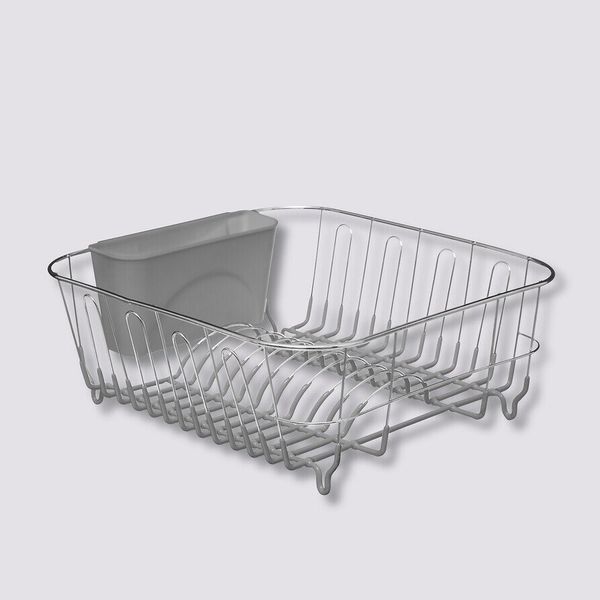 Ociekacz do naczyń chrom/szary zdjęcie 2