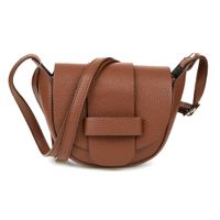 Koniak Vera Pelle Damska Skórzana Mała Torebka Listonoszka X41