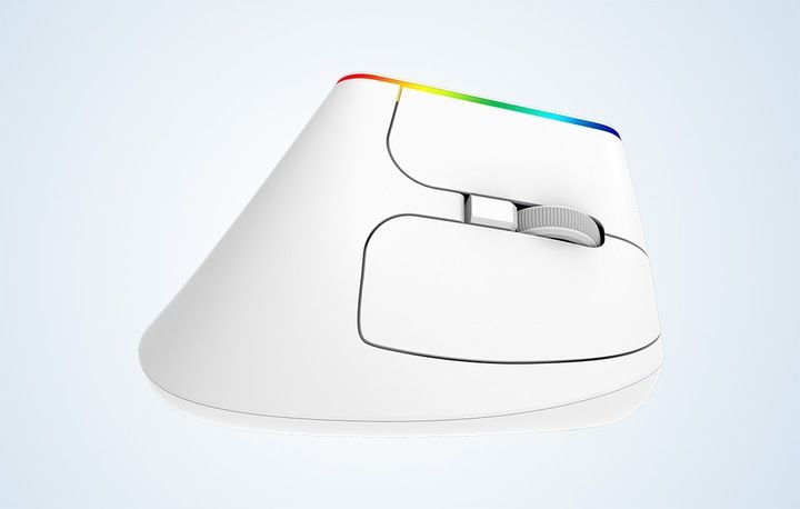 BEZPRZEWODOWA MYSZ PIONOWA DELUX M618C ERGONOMICZNA MYSZKA 2.4G RGB 1600DPI zdjęcie 10