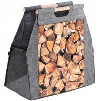 TORBA KOSZ STOJAK NA DREWNO KOMINKOWE POJEMNIK