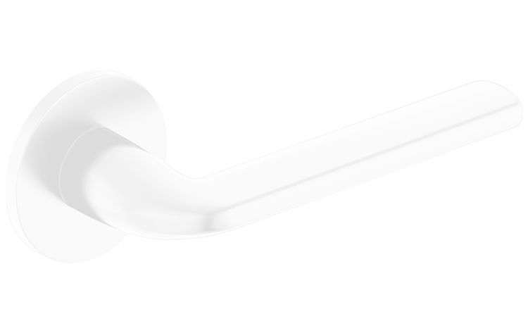 KLAMKA DRZWIOWA PREMIUM SCANDI R SL KOLOR BIAŁY zdjęcie 1