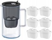DZBANEK FILTRUJĄCY AQUAPHOR GLASS 2,5L SZKLANY CZARNY +6 FILTRÓW