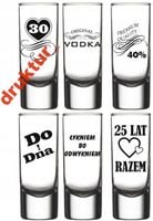 Kieliszki do wódki z grawerem prezent na urodziny z twoim napisem