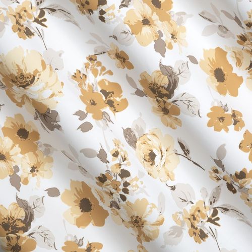 Zasłona gotowa na przelotkach CAREN 140x250 Eurofirany biało/beżowa na Arena.pl